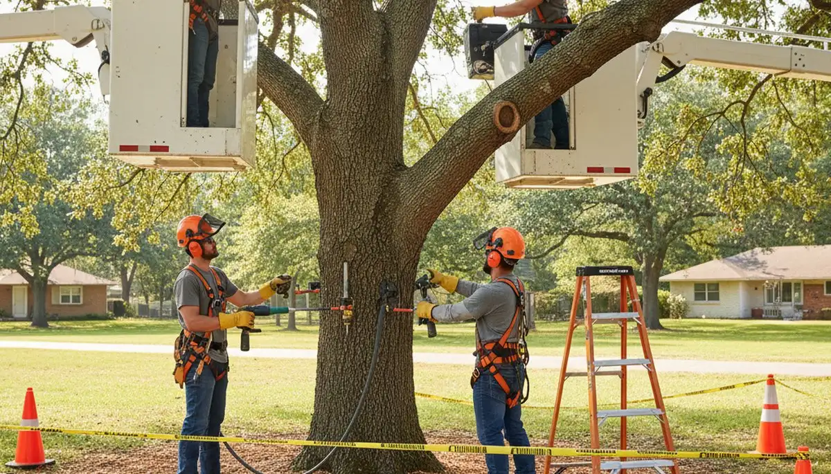 Miami, FL arborist treating tree disease to protect healthy, resilient trees