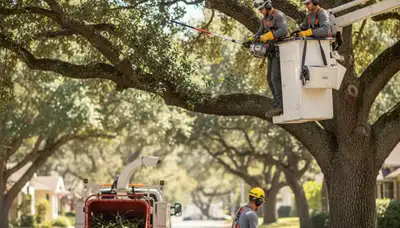 Miami tree pruning crew shaping healthy trees for safer storm-ready landscapes